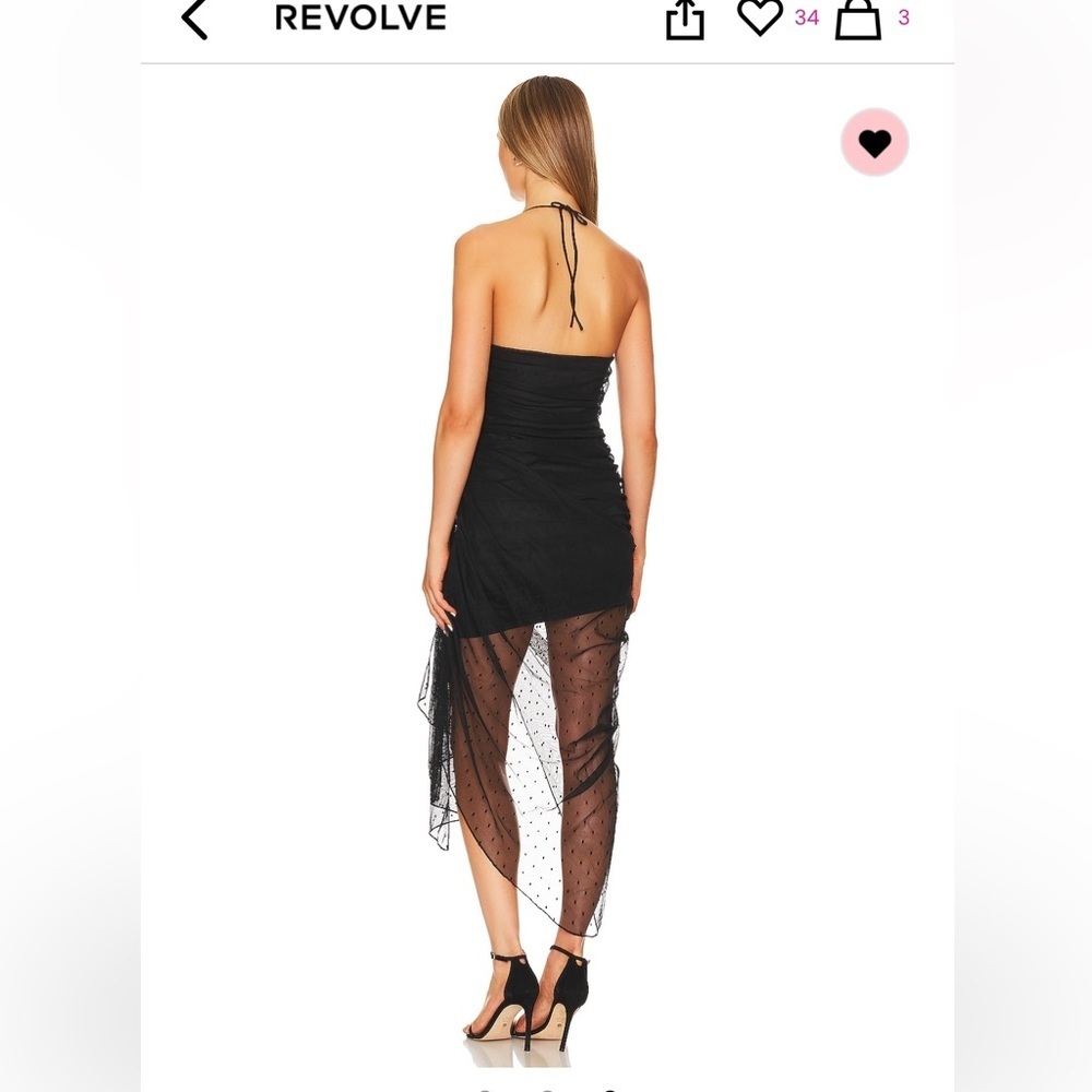 Majorelle | Revolve | Black Lacey dress | size small - Picture 2 of 10